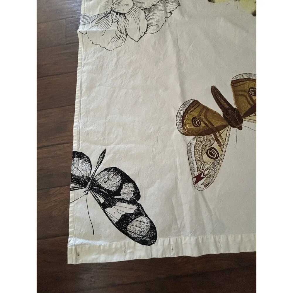 West Elm Butterfly Shower Curtain 72”x74”